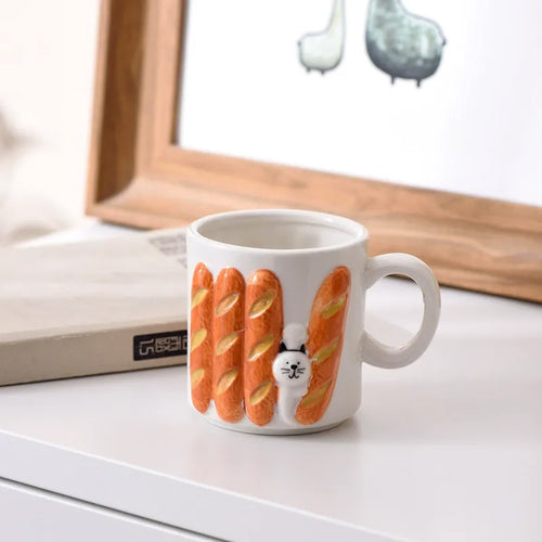 Baguette Cat Mug