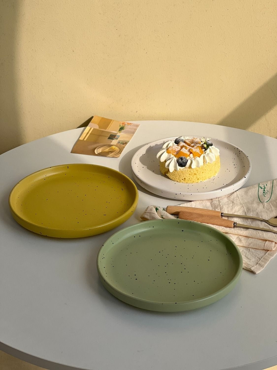 Speckled Ceramic Plate
