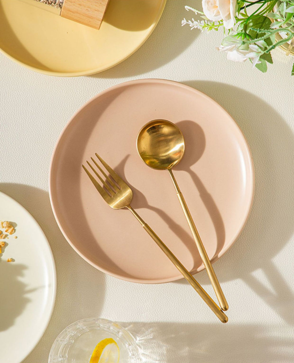 Matte Pastel Ceramic Plates