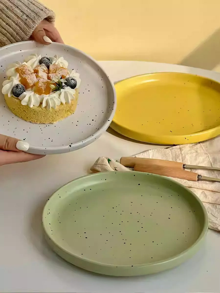 Speckled Ceramic Plate