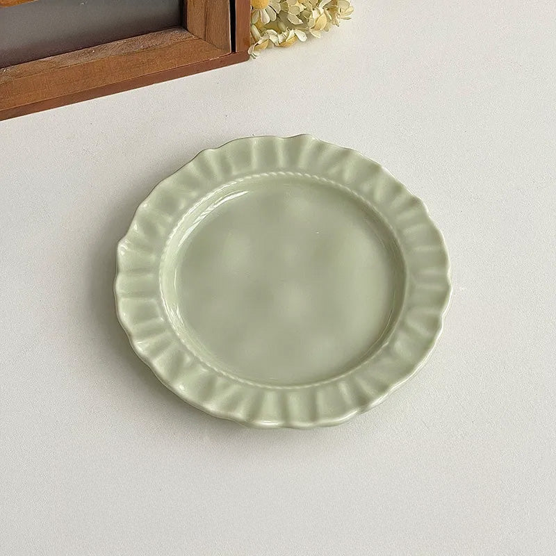 Pastel Lace Plates