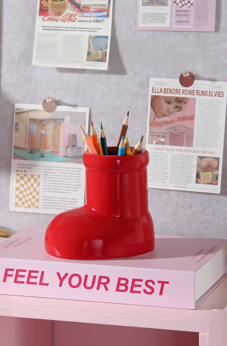 Boot-Shape Vase