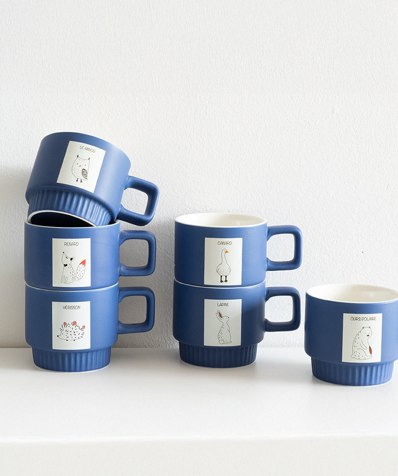 Parisian Creature Stacking Mug