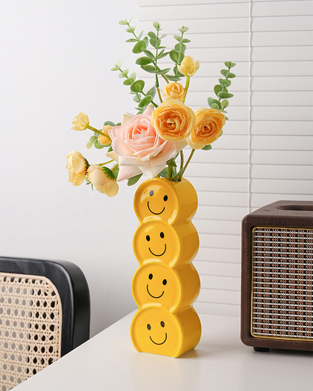 Smiley Face Vase