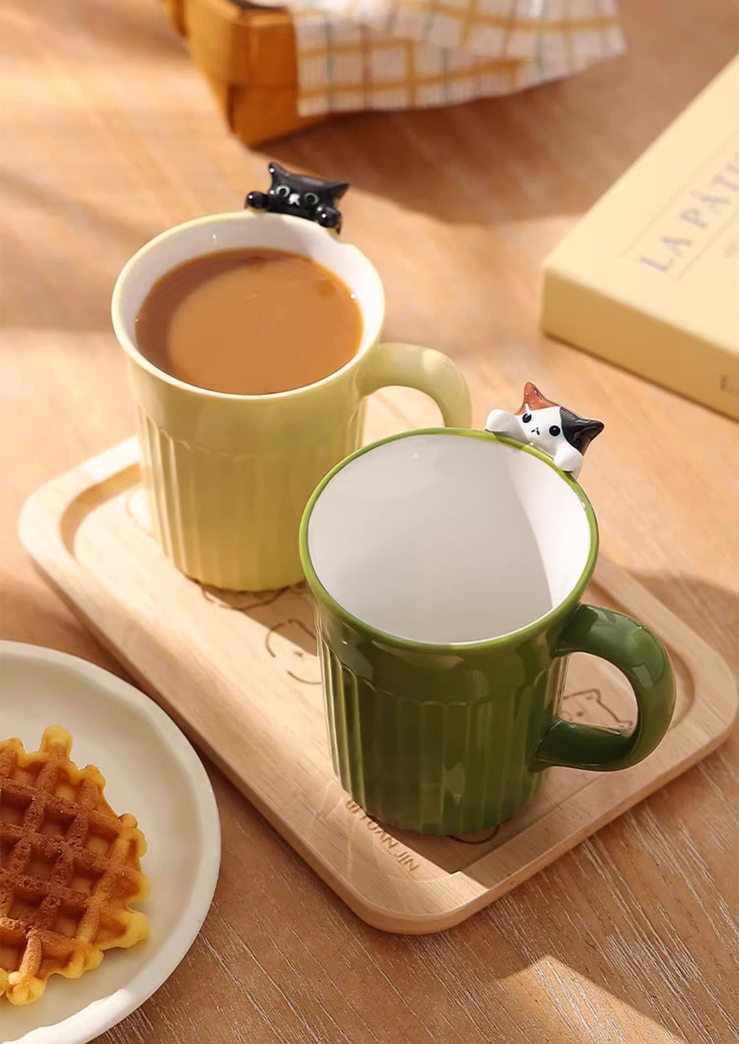 Peekaboo Cat Coffee Mug
