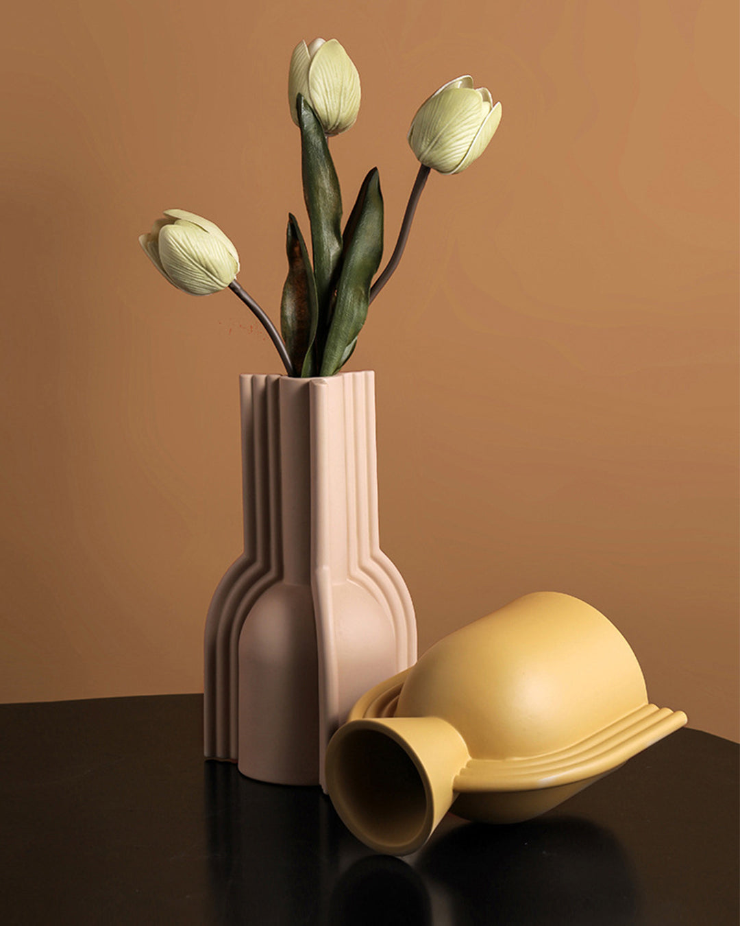 Morandi Handle Ceramic Vase