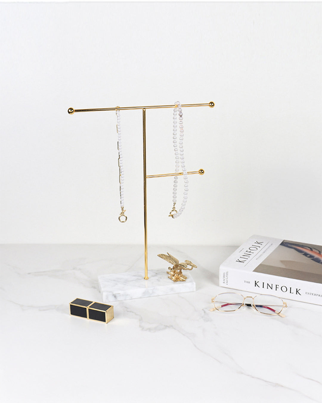 Minimalist Marble Jewelry Stand