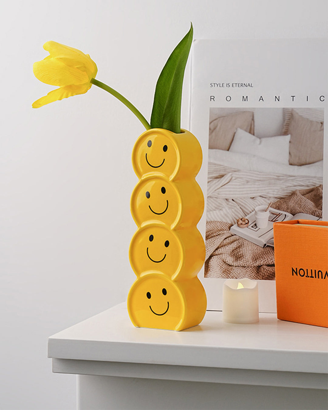 Smiley Face Vase