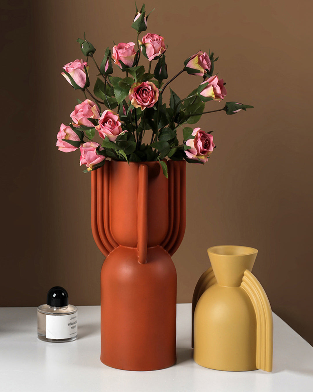 Morandi Handle Ceramic Vase