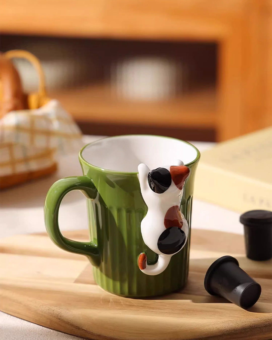 Peekaboo Cat Coffee Mug