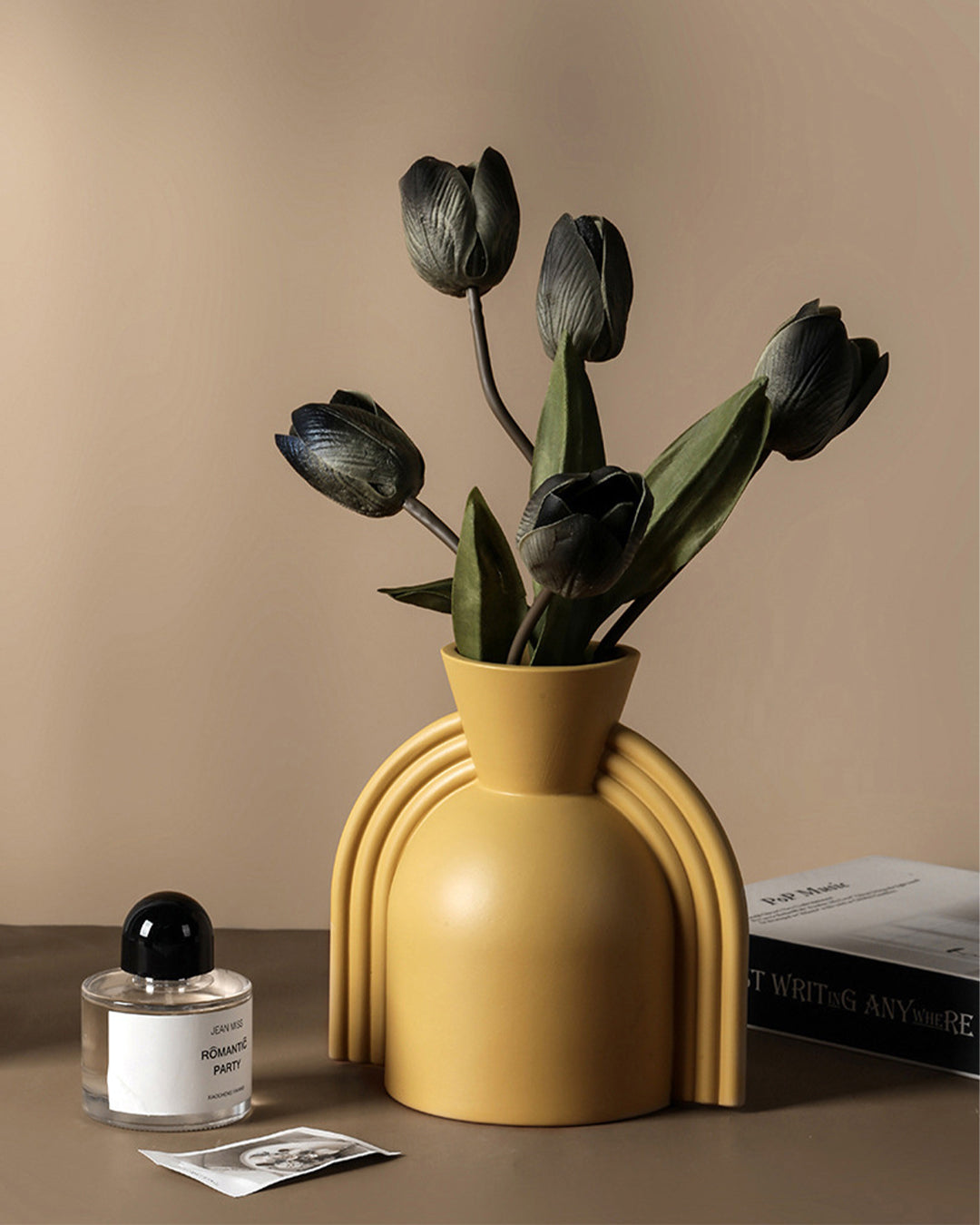 Morandi Handle Ceramic Vase