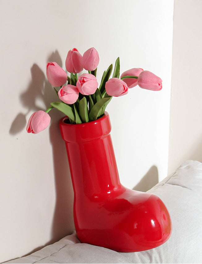 Boot-Shape Vase