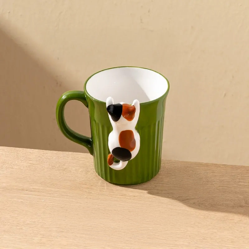 Peekaboo Cat Coffee Mug