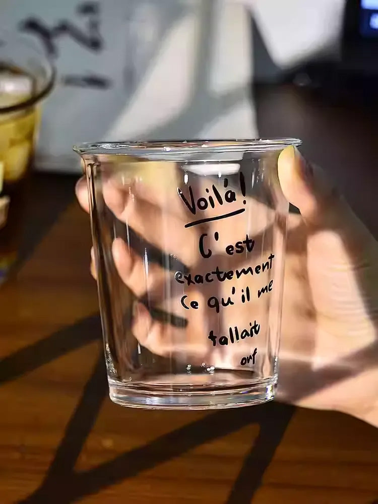 Voilà C'est Glass Cup