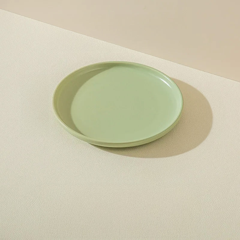 Matte Pastel Ceramic Plates