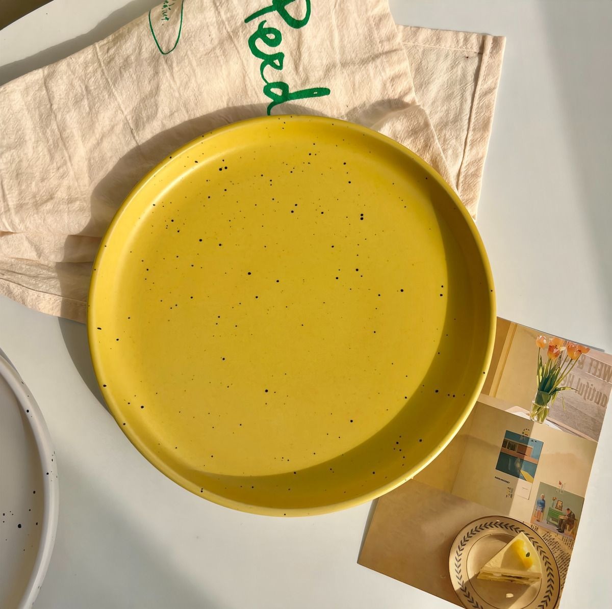 Speckled Ceramic Plate