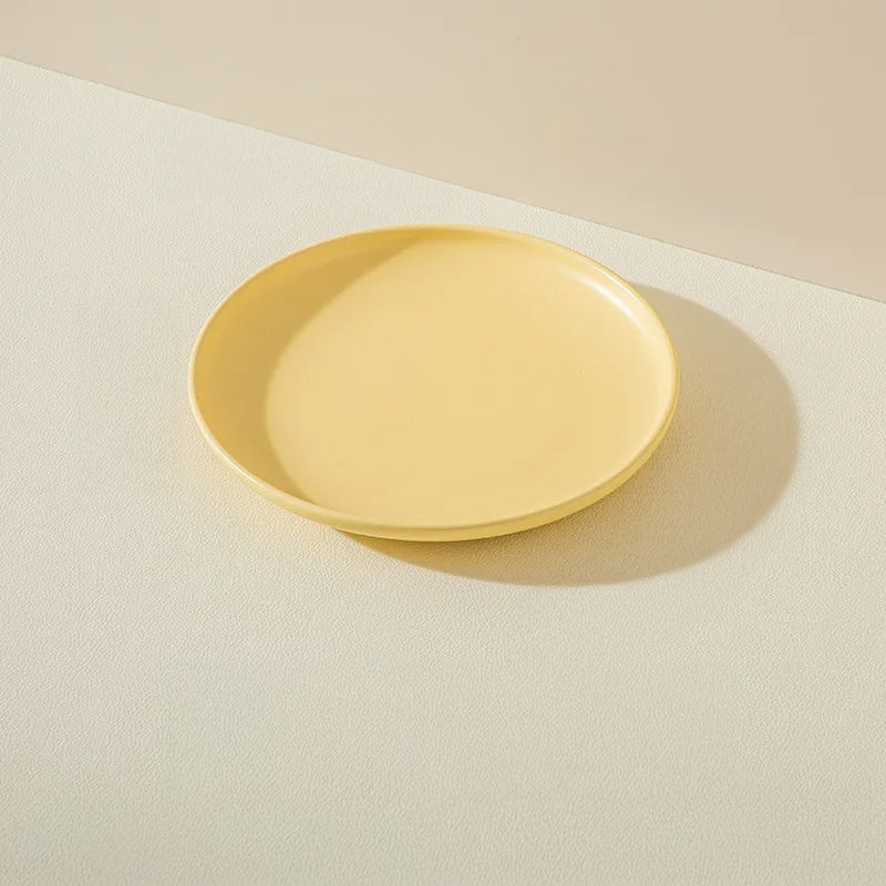 Matte Pastel Ceramic Plates