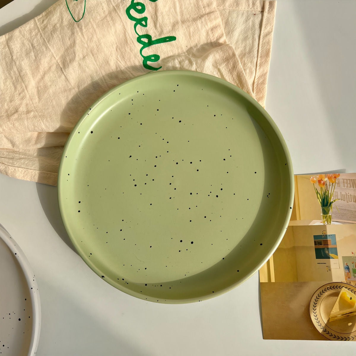Speckled Ceramic Plate