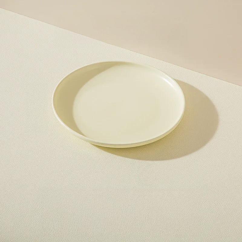 Matte Pastel Ceramic Plates